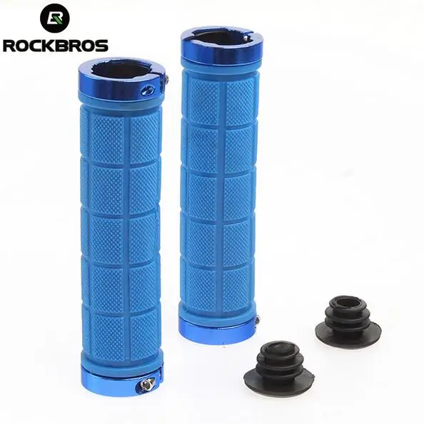 ROCKBROS Cycling Tube Bike Grips Fixed Gear Fixie Lock-on Grips Handlebar Soft Rubber For Bicycle Road MTB BMX Anti-skid ROCKBROS Cycling Tube Bike Grips Fixed Gear Fixie Lock-on Grips Handlebar Soft Rubber For Bicycle Road MTB BMX Anti-skid