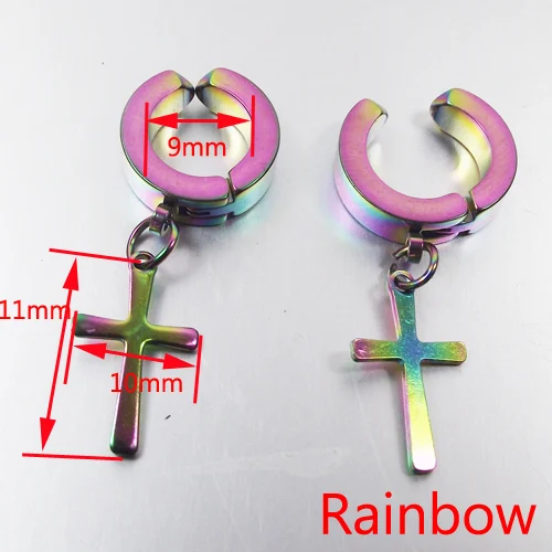 ear clip1-Rainbow