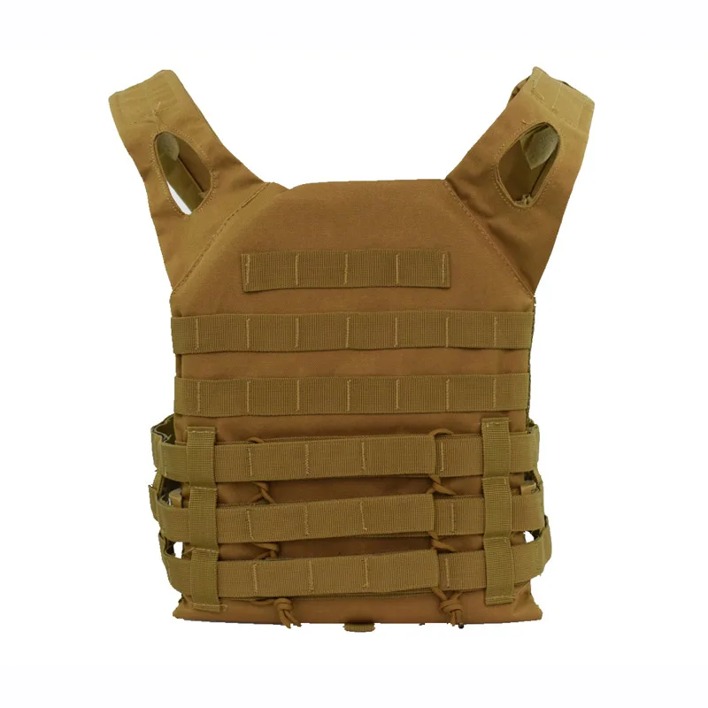 Тактический охотничий жилет, военная техника, нейлон, JPC, Molle Plate Carrier, бронежилет, армейский страйкбол, пейнтбол, CS, защитный жилет - Цвет: Tan