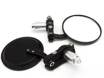 

Brand new Black / Carbon Fiber Bar End Mirrors Round 3" Convex Mirror 7/8" For Honda ST 1100 1300 ST1100