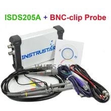 O037 Новый INSTRUSTAR ISDS205A 2CH 20 МГц 48MSa/с БПФ Анализатор Данных LoggerPC На Базе USB Осциллограф ДОСТАВКА