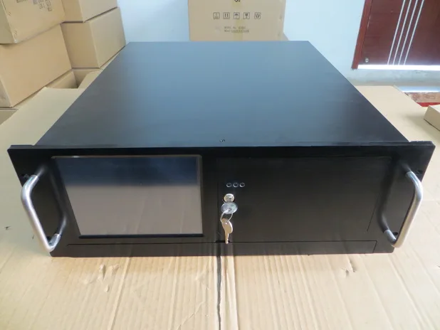 4U450 Server computer case 1.2 thickening steel 8 inch touch screen Support pc board power supply industrial equipment Chass 4U450 Server computer case 1.2 thickening steel 8 inch touch screen Support pc board power supply industrial equipment Chass