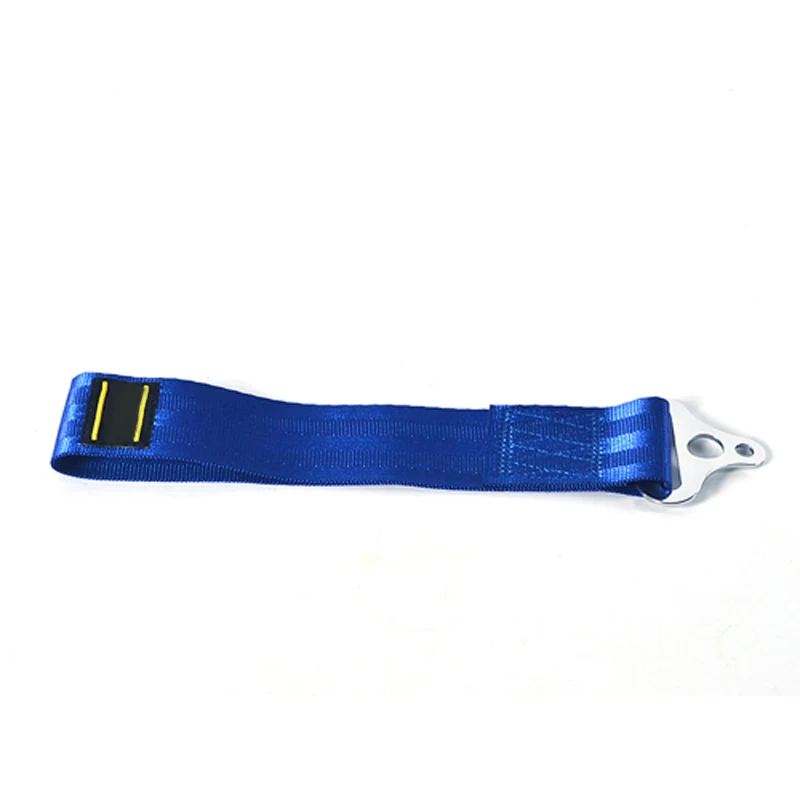 

Free Shipping blue Car Universal Racing OMP Tow Towing Strap Hook Bumper Adjustable Rating Front/Rear High Quality Nylon