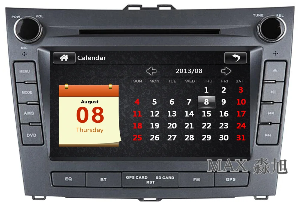 Excellent MAX 2 din 8" Car DVD Player For BYD L3 Radio RDS GPS Navigation System Free Map 3G 1080P Bluetooth call/music swc 11