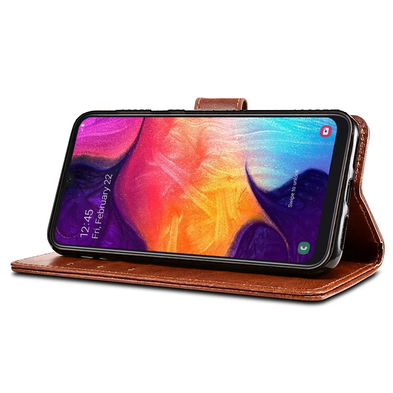 Чехол Samsun A50 кожаный чехол книжка с бумажником для Samsung Galaxy A70 A30 2019 телефона на A 50 30