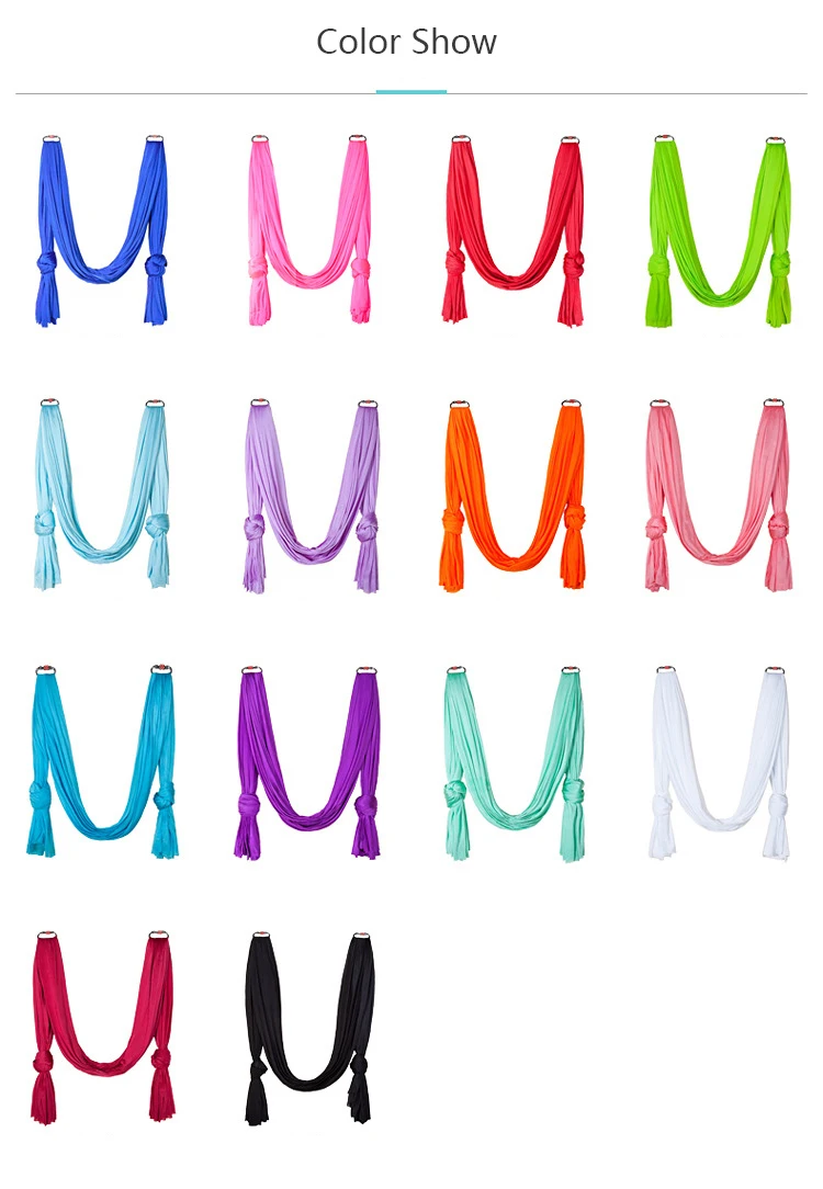 New Multifunction Anti-gravity Yoga Belts Aerial Yoga Hammock Swing Body Building Gym Equipment for Home Resistance 16 Colors