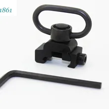 Винтовка быстрое отсоединение QD Слинг поворотный тактический военный строп петля с 20 мм для системы Пикатинни