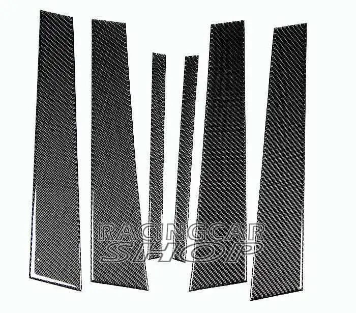 REAL CARBON FIBER DOOR PILLAR PANEL for BMW E90 LCI 3 SERIES 2008UP
