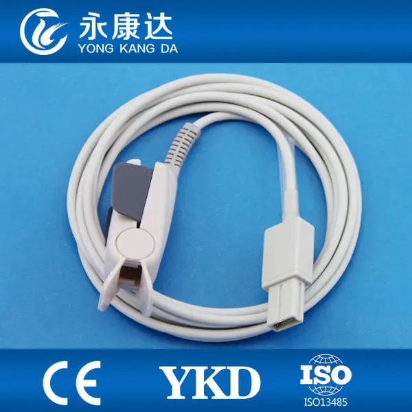 

Lohmeier Monitor M010 reusable adult finger clip spo2 sensor with CE and ISO approved , 3m 12pin