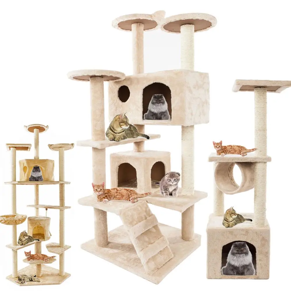 Pet Luxury Furniture Cat Tower 36 80 Inches Pet Cat Tree Towers