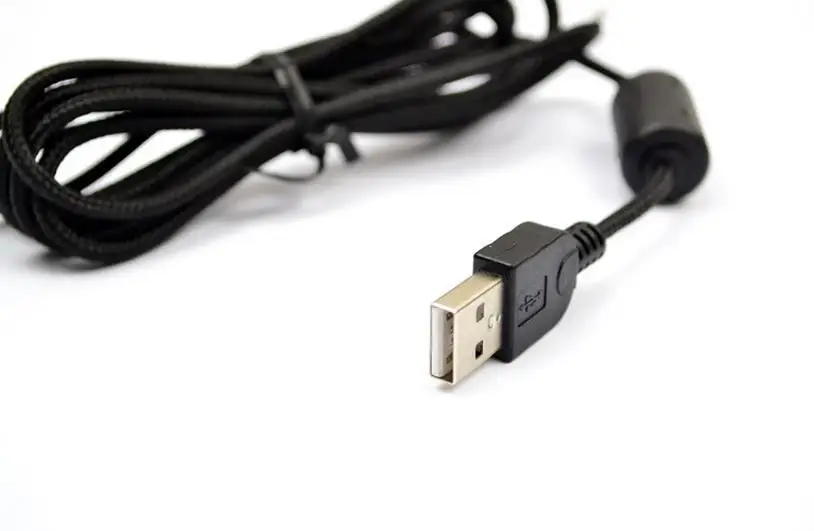 Usb кабель для мыши провод Logitech G9 G9X плетеный змеиная линия с 1 комплектом ножек