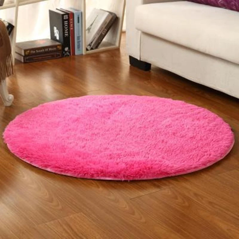 Free shipping fluffy rug floor mats for living room round floor rugs
