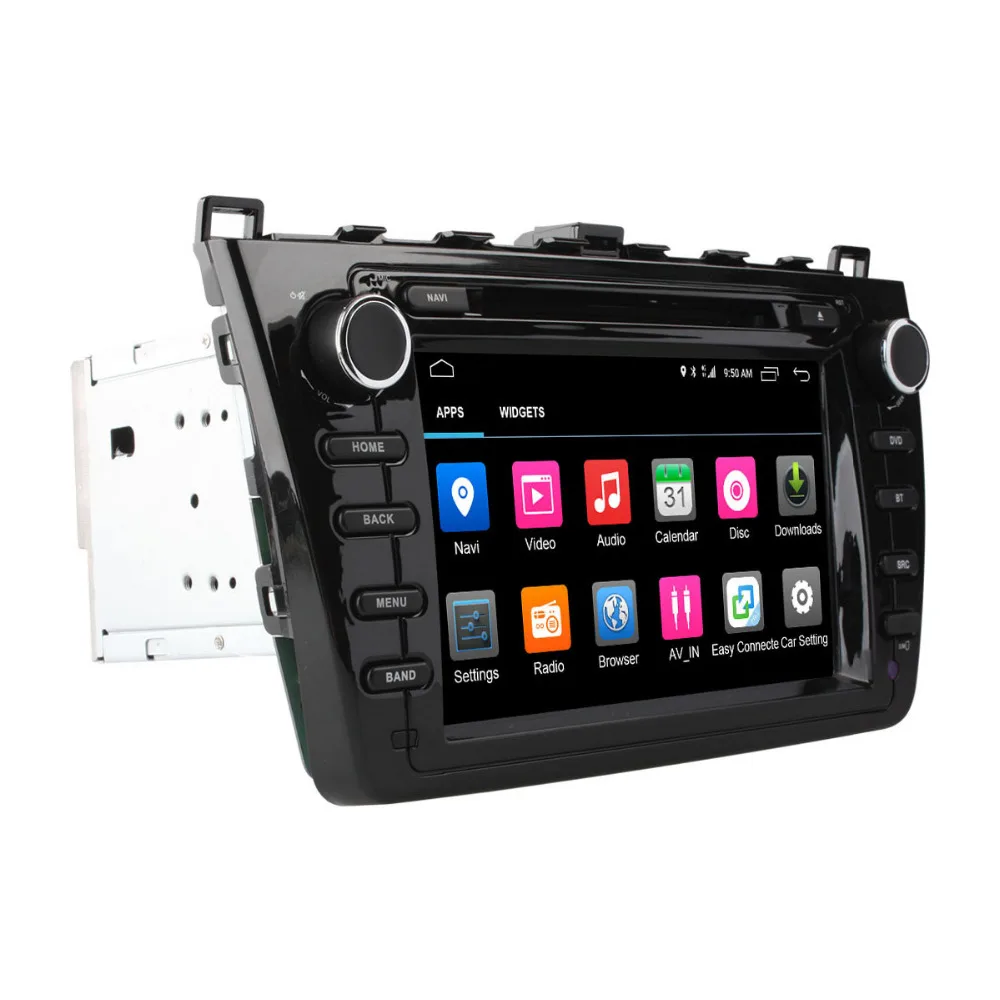 Cheap C500 1024*600 4G SIM Quad Core Android 6.0 car DVD Player gps For Mazda 6 2008 2009 2010 2011 2012 wifi Radio 2GB RAM Bluetooth 2