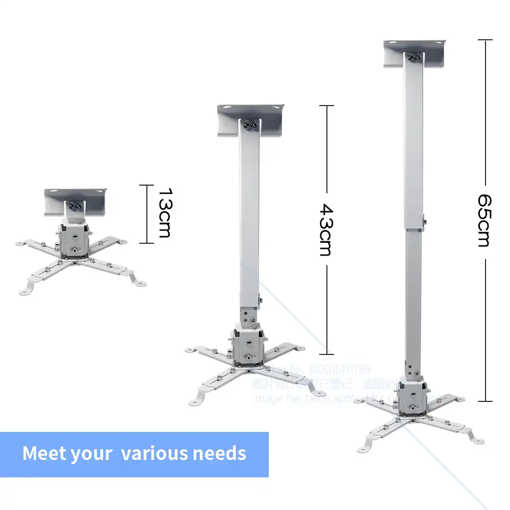 Aun Adjustable Projector Ceiling Mount Loading 5kg Roof Projector