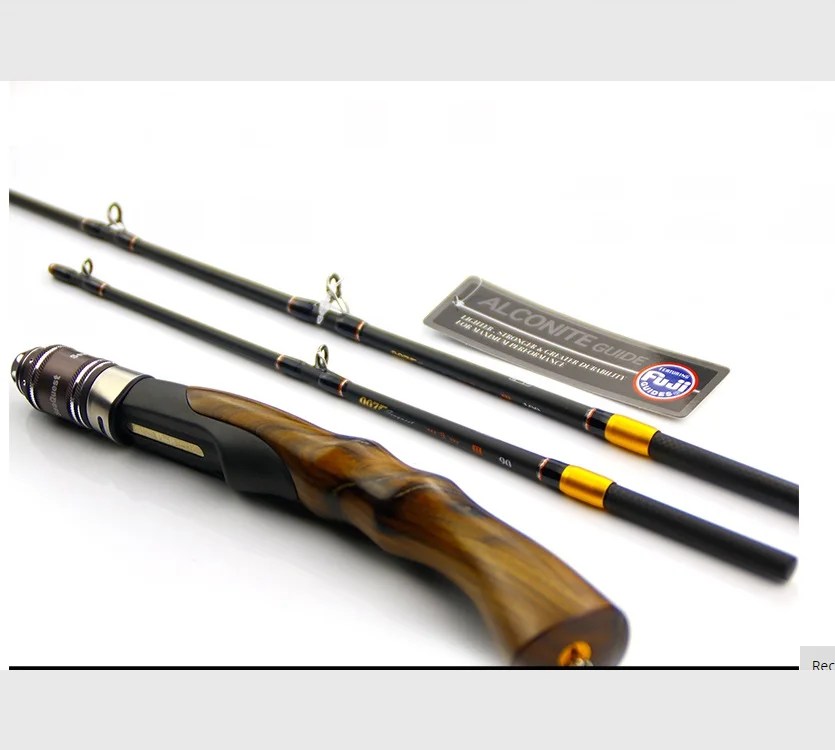 

KAWA New Fishing Rod, Ice Rod and Boat/Raft Rod, FUJI K Type Guider and Fuji wheel seat, Two Section 90/100cm, Free Shipping