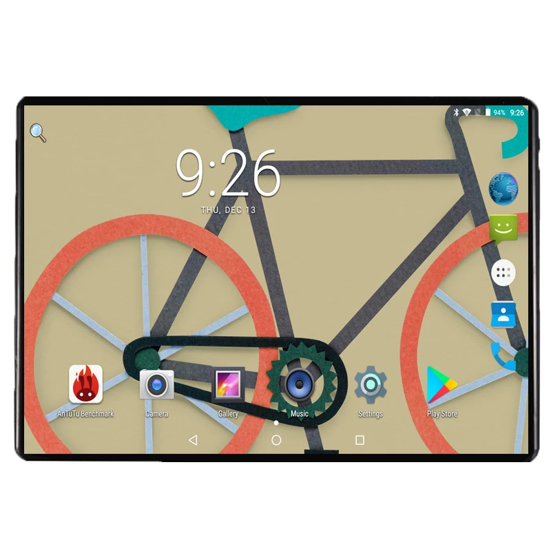 Новейший 2.5D 10 дюймовый Восьмиядерный процессор MediaTek MT8752 IPS 4G RAM 64G ROM Cellular 2 SIM Phone