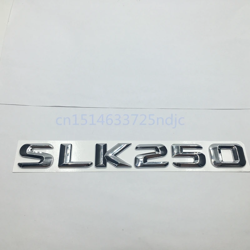 Для Mercedes Benz SLK230 SLK250 SLK280 SLK300 Эмблема багажника автомобиля хромированная стикеры