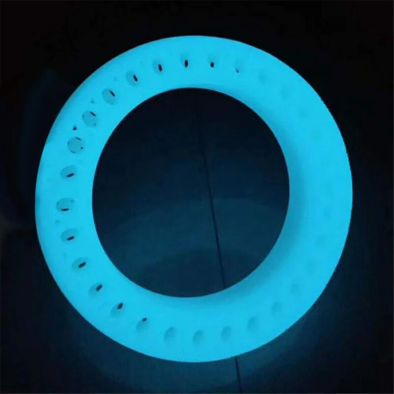 

Night Fluorescent Blue Fluorescence Tires For Xiaomi Mijia M365 Scooter Skateboard Tyre Solid Hole Tires Luminous Shock Absorb