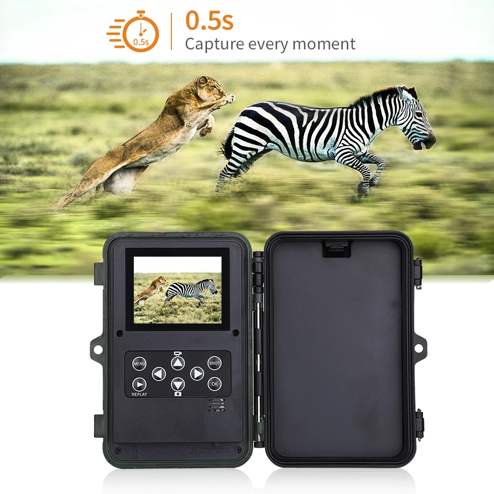 BOBLOV E2 Trail camera 16MP 1080 P ИК-камера для охоты Водонепроницаемая уличная дикая игра Ферма камера для охоты фото ловушки