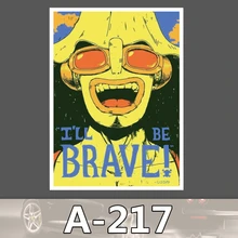 A-217 Braves Wasserdicht DIY Aufkleber Für Laptop Gepäck Skateboard Kühlschrank Auto Graffiti Cartoon Aufkleber