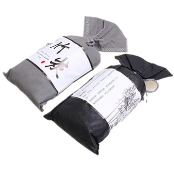 

Car Auto Accessories Deodorant Purify Lessen Radiation Bamboo Charcoal Bag Air Freshener 2pcs per set