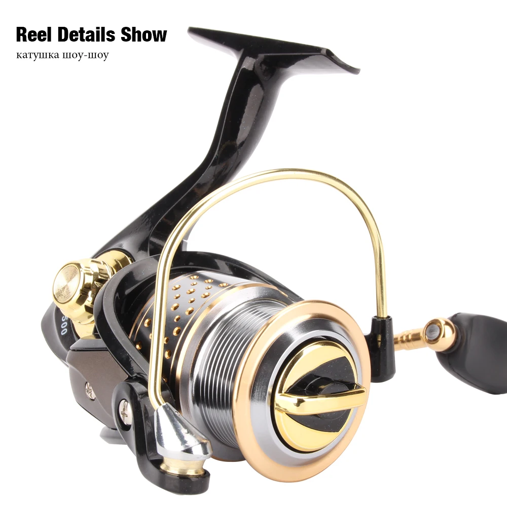 RoseWood Metal Spare Double Spool Spinning Fishing Reel 8+1BB Gear Ratio 5.21 RW1000RW2500 Fishing Wheel China  (7)