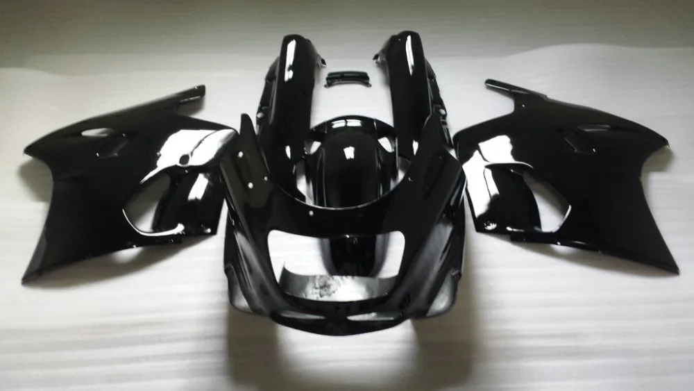

All gloss black Fairing kit for KAWASAKI Ninja ZZR11001993 2001 2003 ZX-11 ZZR1100D 93 01 02 03 Motor Fairings set +7gifts KP45