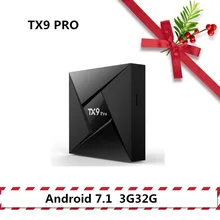 TANIX TX9 PRO tv box android 7.1 Set Top Box 3G32G BT Smart tv Amlogic S912 2.4GHz WiFi Support 4K Media Player HDMI 2.0