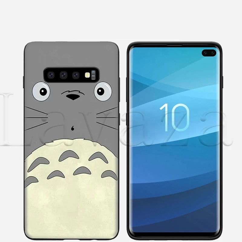 Мягкий силиконовый чехол Lavaza Totoro для Samsung Galaxy S6 S7 Edge S8 S9 S10e Plus A3 A5 A6 A7 A8 A9 J6 Note 8 9