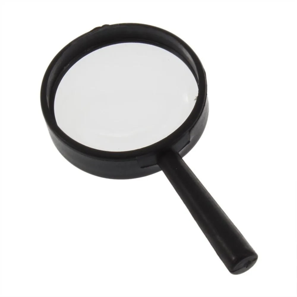 Top Handheld Reading 5X Magnifier Hand Held Magnifying 25mm Mini Pocket Magnifying Glass Children Magnifying Glass