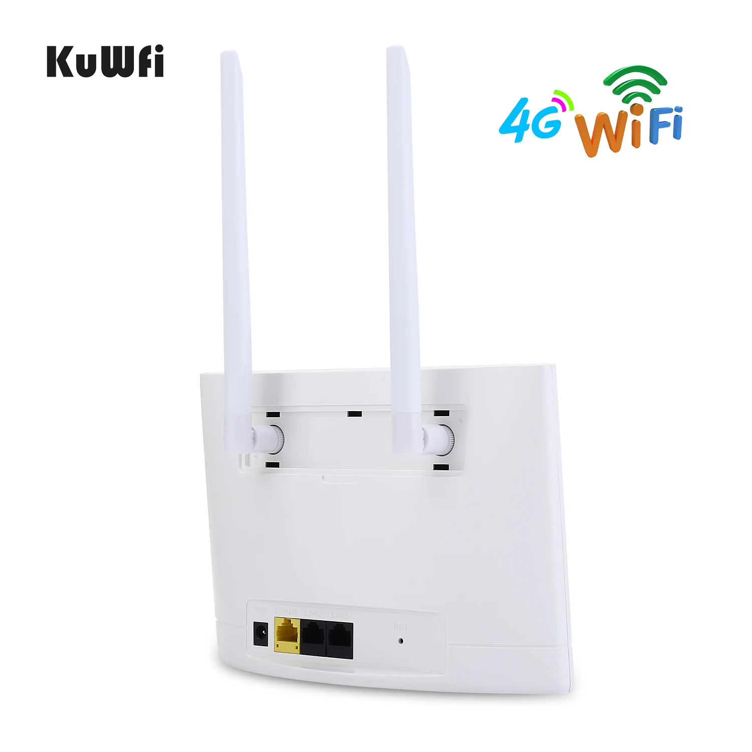  KuWfi 4G LTE CPE Router 150Mbps Wireless CPE Router 3G/4G SIM Card Wifi Router Support 4G to Wired 