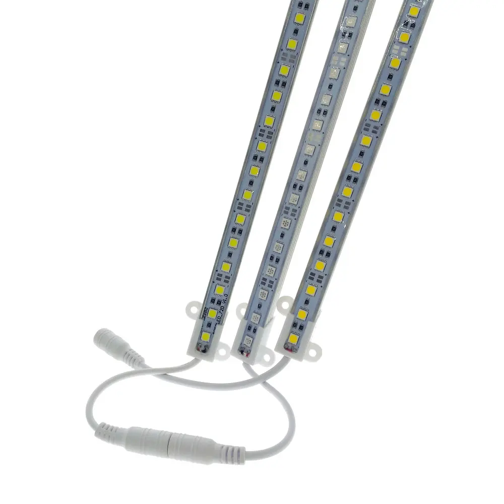 Свет бар 5050 50 см IP68 smd36led led твердая полосы Бассейны DC 12 В с коммутатором Адаптеры питания