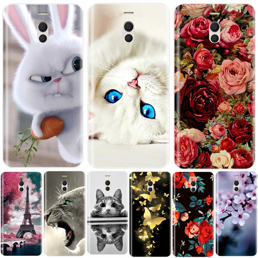 

Phone Case For Meizu M6 M6S M5C M5 M5S M3S M3 M2 Soft Silicone TPU Cute Cat Painted Back Cover For Meizu M6 M5 M3 M2 Note Case