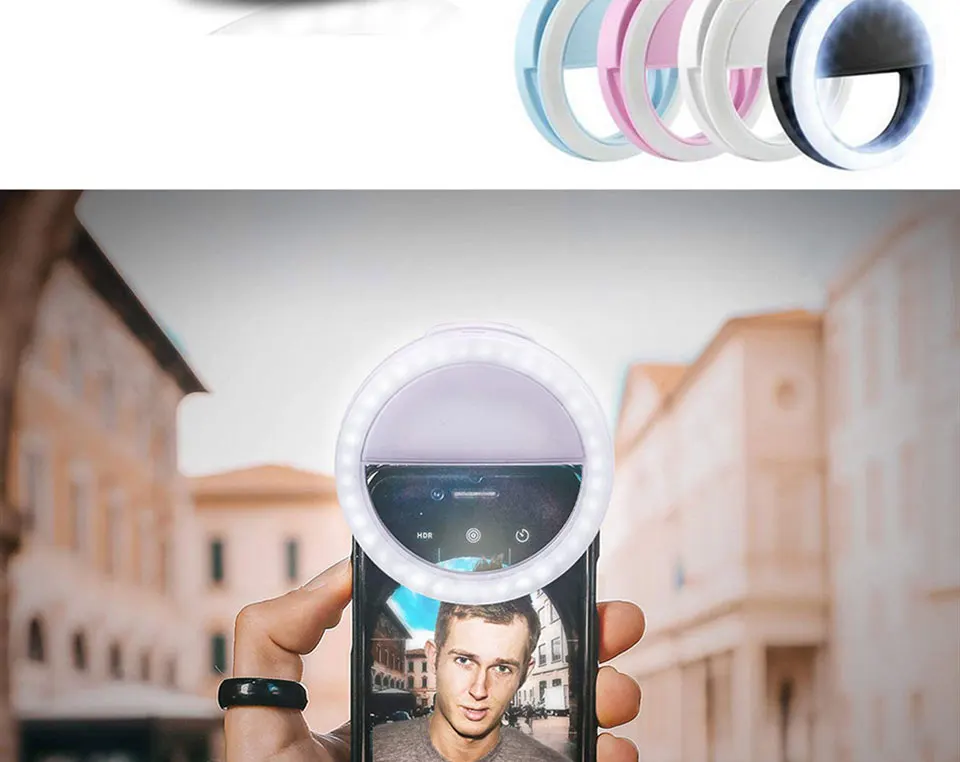 Roreta USB Charge 36 LED Lamps Selfie Night Light For iPhone Lighting 2 Roreta USB Charge 36 LED Lamps Selfie Night Light For iPhone Lighting 2