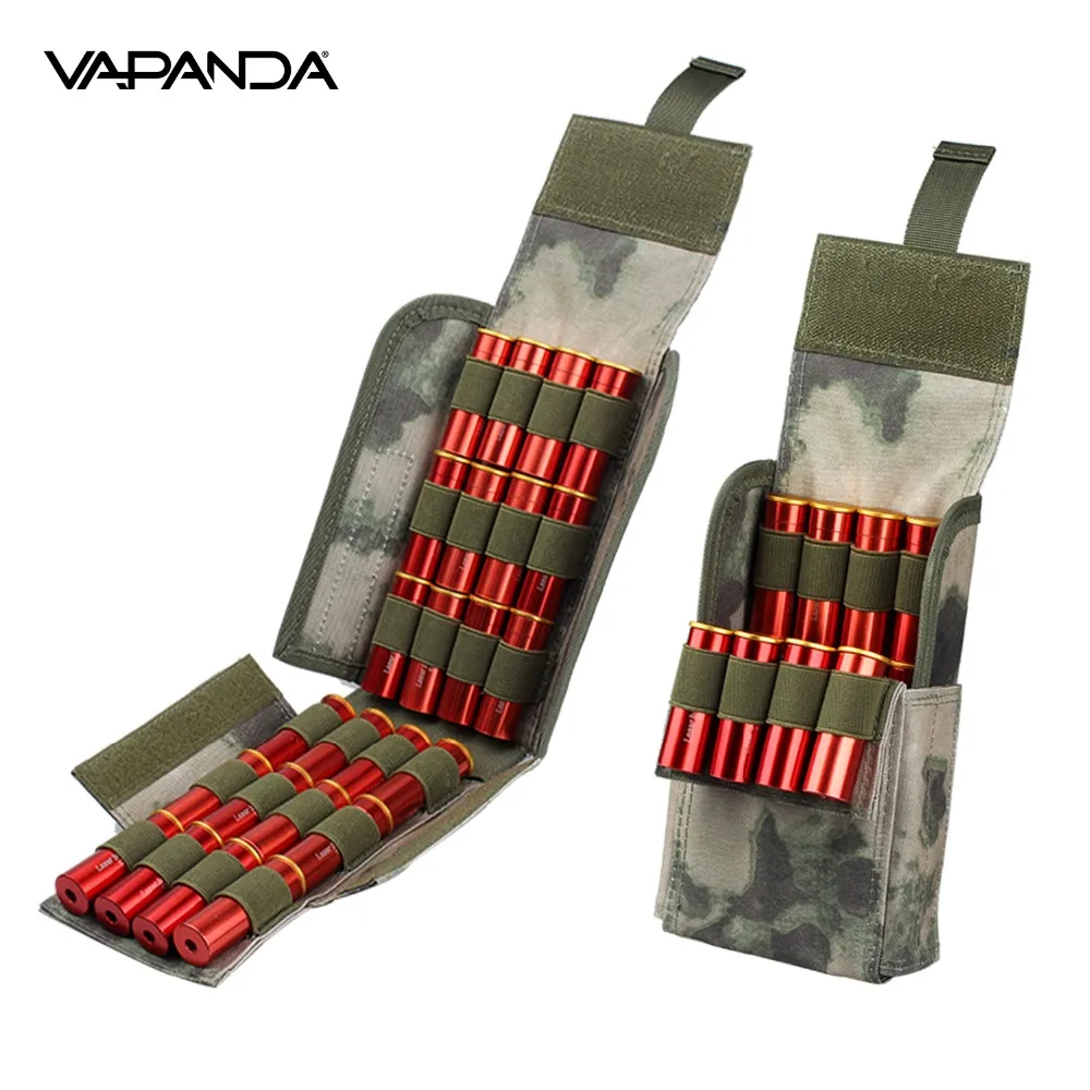 Vapanda 25 круглые корпуса охотничьи патроны сумка 12GA 12 Калибр патроны Molle Тактические Военные перезагрузки журнал сумки журнал сумка