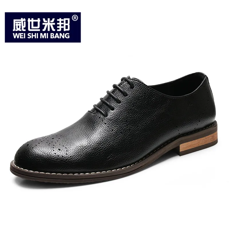 Retro Business Man Craved Oxfords Mens Dress Shoes Lace Up Wedding Shoes Spring Summer Casual Shoes british style men real leather brouge shoes boys new spring zip retro casual shoes craved wing tips flat man oxfords