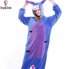 

2018 kigurumi pajamas Animal Stitch Star Unicorn Adult Unisex Women Pajamas Hooded Sleepwear Adult Winter pajamas sy1266