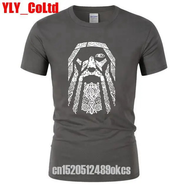 Новая мужская футболка Valhalla Odin Vikings одежда из 100% хлопка топы с коротким рукавом