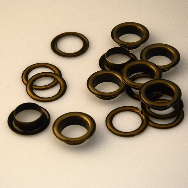 20mm (inside) brass metal eyelets grommet antique bronze, Free Shipping