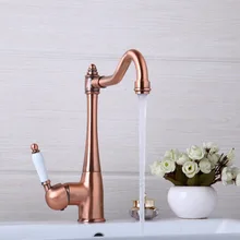 De новый мягкий смеситель для кухни и современной хромированной Polished бассейна кран горячей и холодной воды convience Поворотный Смеситель
