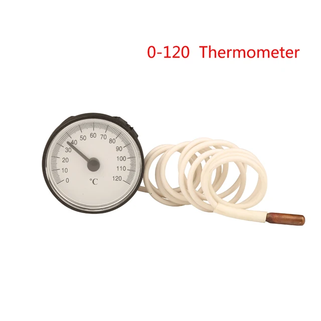 0 120 Degrees Celsius Bolier Thermometer Water Heater Temperature Gauge