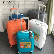 Полипропиленовый чемодан на колесиках, ультра-светильник, водонепроницаемая колесная тележка, роскошная сумка для путешествий