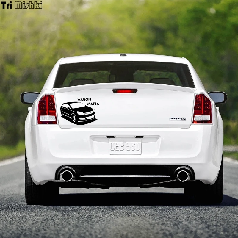 Tri Mishki HZX229 12*17.1см 1 4шт прикольные виниловые наклейки на авто wagon mafia for opel astra для