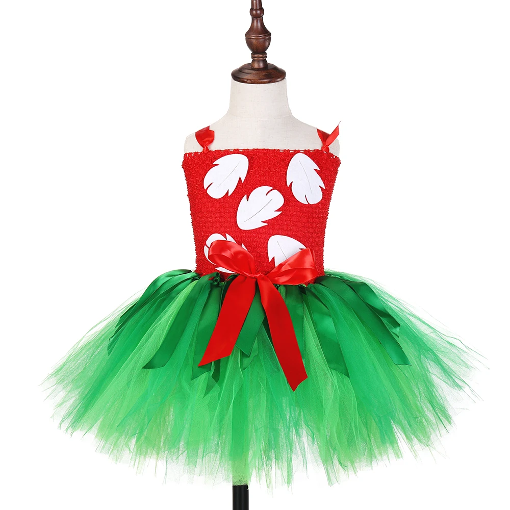Гавайское платье-пачка для девочек «хула ЛиЛо» Детское платье для дня рождения «хула луу» для маленьких девочек костюм Лило на Хэллоуин наряд с повязкой на голову