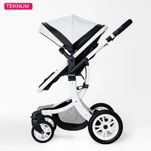 Hot sell baby Stroller Multi function Folding car Leather material Windproof Waterproof Best shock absorbers Light
