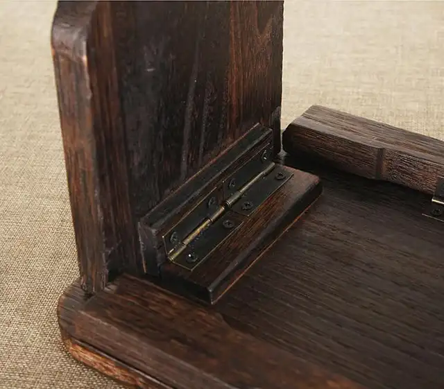 Folding Legs Portable Meditation Kneeling Bench Solid Wood