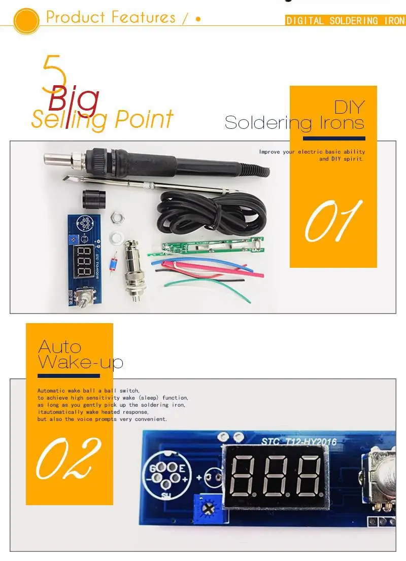 DIY T12 ручка электрический блок базовые способности практичная цифровая паяльная станция Температура наборы контроллеров, Лидер продаж
