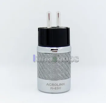 Best LN005778 ACROLINK FI-50R EU NCF Carbon Rhodium Plated Power Male DIY Adapter Socket Freezing At -196 Degree
