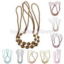 2 шт. бусины занавес веревка подхваты галстук пояс для декора окна комнаты