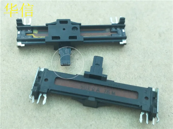 

4pcs EWA-TN2C95A54 45mm mixer straight slide potentiometer A50K for Panasonic / single linkage fader 10MM